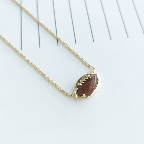 Alicia Bonnie Football Necklace - Picture 2 of 4
